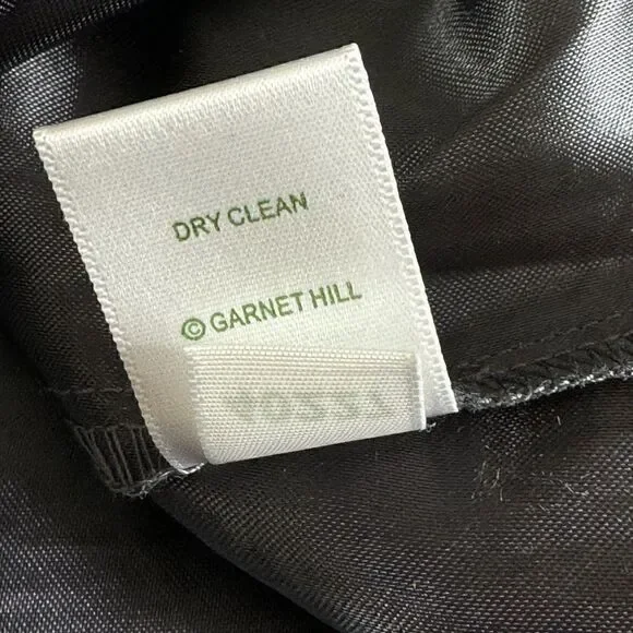 Garnet Hill Dress womens size 4 Boheme Easy Lace shift front Tie Romance Gray - Picture 10 of 13